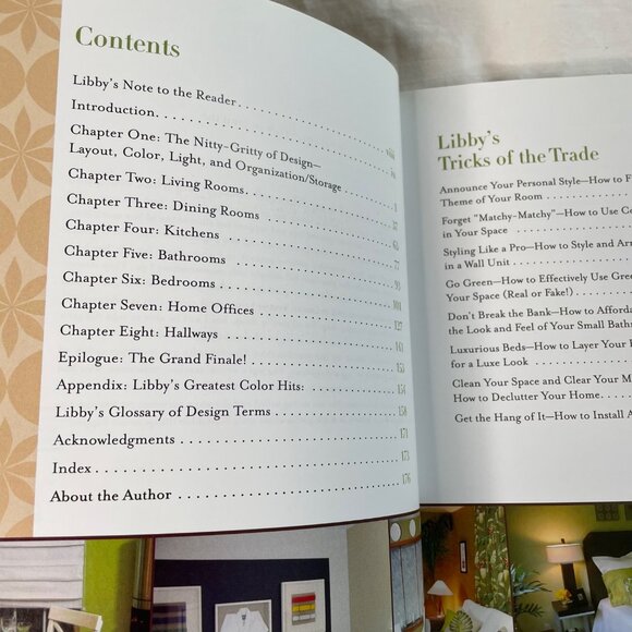 Libby Langdon Small Space Solutions Decoration Organization Book HGTV u 2009 - Picture 7 of 11